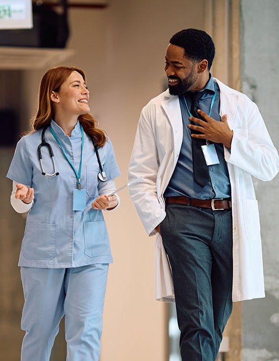 Doctor and Nurse Practitioner