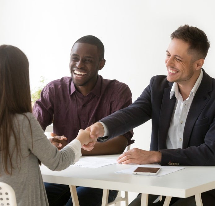 Staffing - Shaking hands