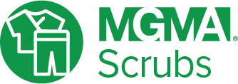MGMA Scrubs logo